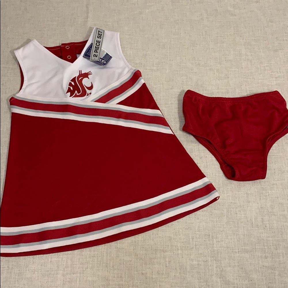 Washington State Cougar - kid cheerleader Uniform